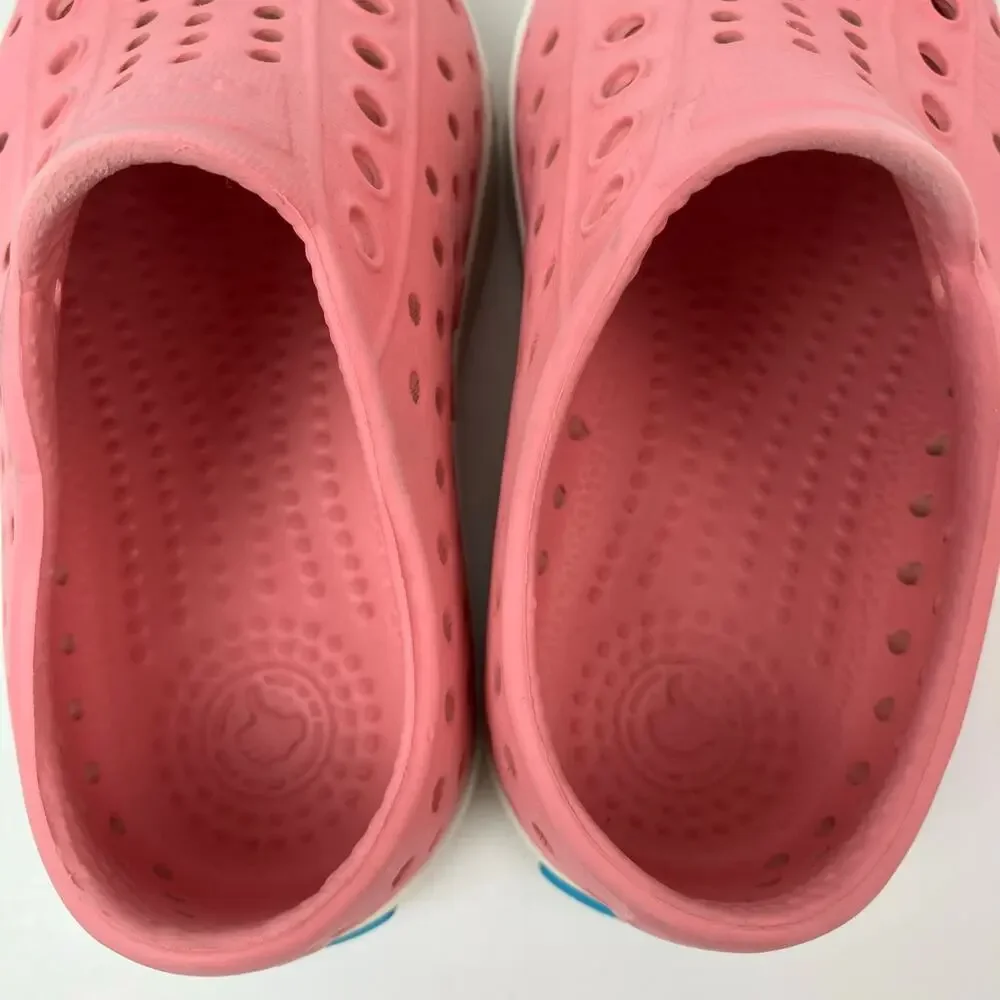 Native Kids Sz C7 Toddler Jefferson Water Shoes Rubber Sneakers Hollywood Pink